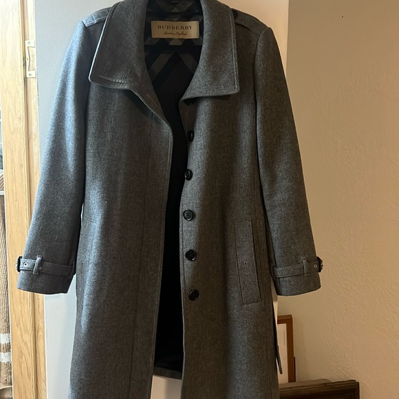 Burberry Gibbsmoore Wool Blend Coat - Picture 1 of 8